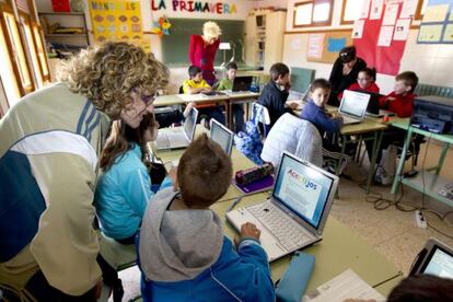 Niños en una escuela