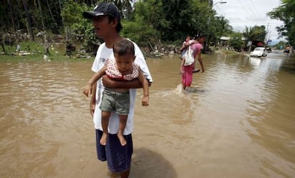 Imagen de la inundaci&oacute;n en Acapulco.