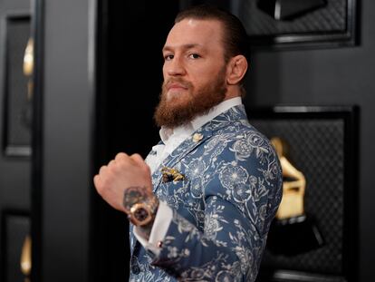 Conor McGregor, en los premios Grammy celebrados en Los Ángeles, California, en enero de 2020.