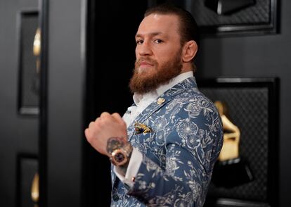 Conor McGregor, en los premios Grammy celebrados en Los Ángeles, California, en enero de 2020.