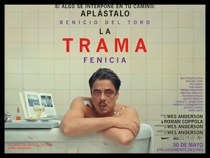 Cartel promocional de 'La trama fenicia', en cines el 30 de mayo.