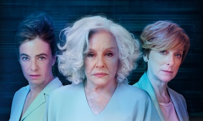 Fotografía de Lola Baldrich, Lola Herrera y Ana Labordeta para 'Adictos'
