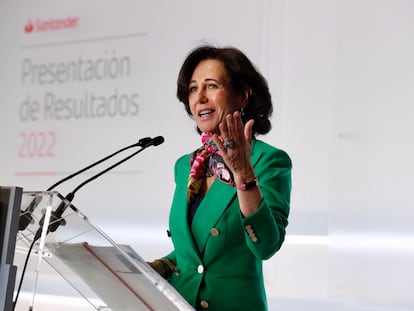 La presidenta de Santander, Ana Botín.