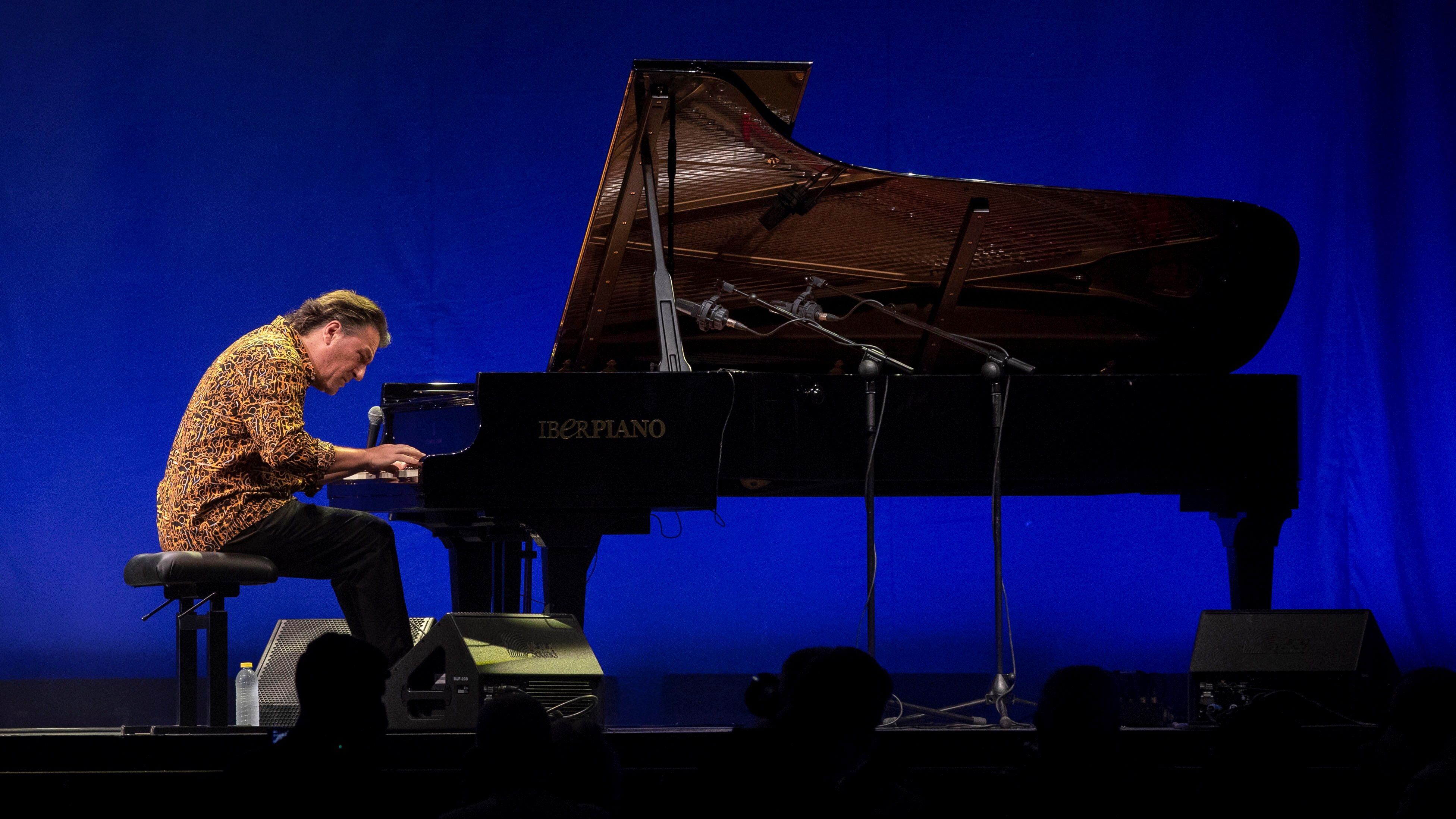 Dorantes durante su concierto en el Festival Internacional de las Minas de La Unión de 2021.