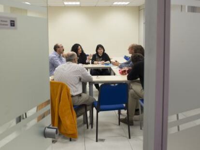 Reunión de desempleados de DIGAM.