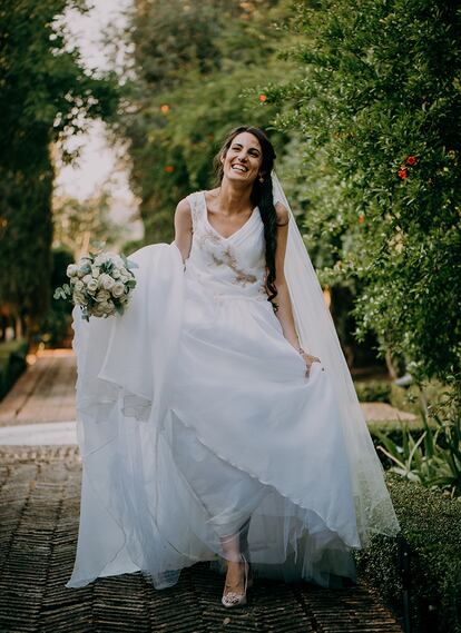 Un ejemplo de novia natural y espontánea.