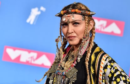 Madonna, en una foto de archivo de 21 de agosto de 2018, posa en la sala de prensa de los MTV Video Music Awards en Nueva York.