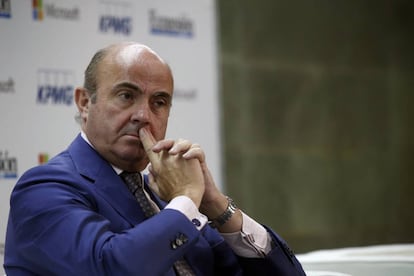 El ministro de Economía en funciones, Luis de Guindos
