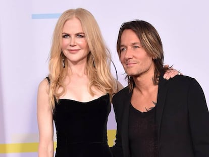 Nicole Kidman y Keith Urban, en los AMA el pasado 19 de noviembre en  Los &Aacute;ngeles.