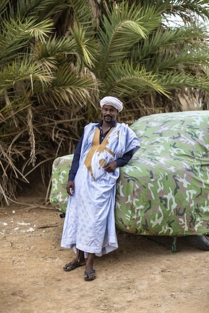 Amadou, un pescador del pueblo de Kajara.