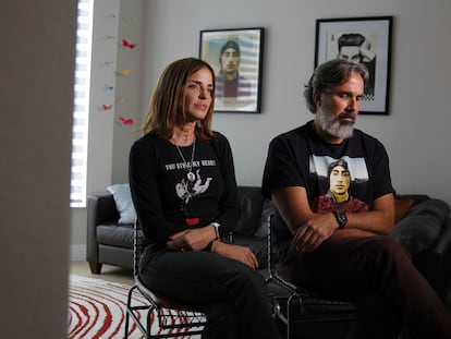 Manuel y Patricia Oliver, padres de Joaquin Oliver, fallecido en el tiroteo de Parkland en 2018.