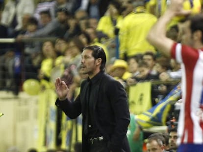 Simeone, este domingo en El Madrigal.