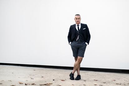 El sastre y diseñador Thom Browne.