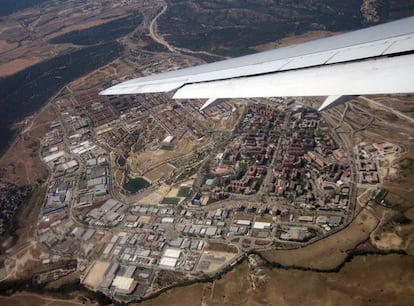 Vista aérea del municipio de Tres Cantos.