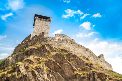 El castillo de San Miguel, en Ossana.