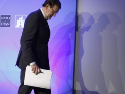 Rajoy, tras la comparecencia que ha dado al finalizar la cumbre de la OTAN