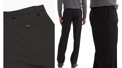 A calça Dockers masculina é elástica, confortável e muito versátil.