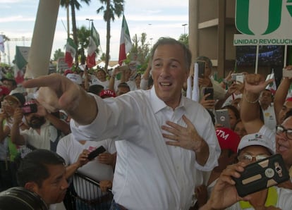 Meade, durante sus cierre en el norteño Estado de Coahuila.