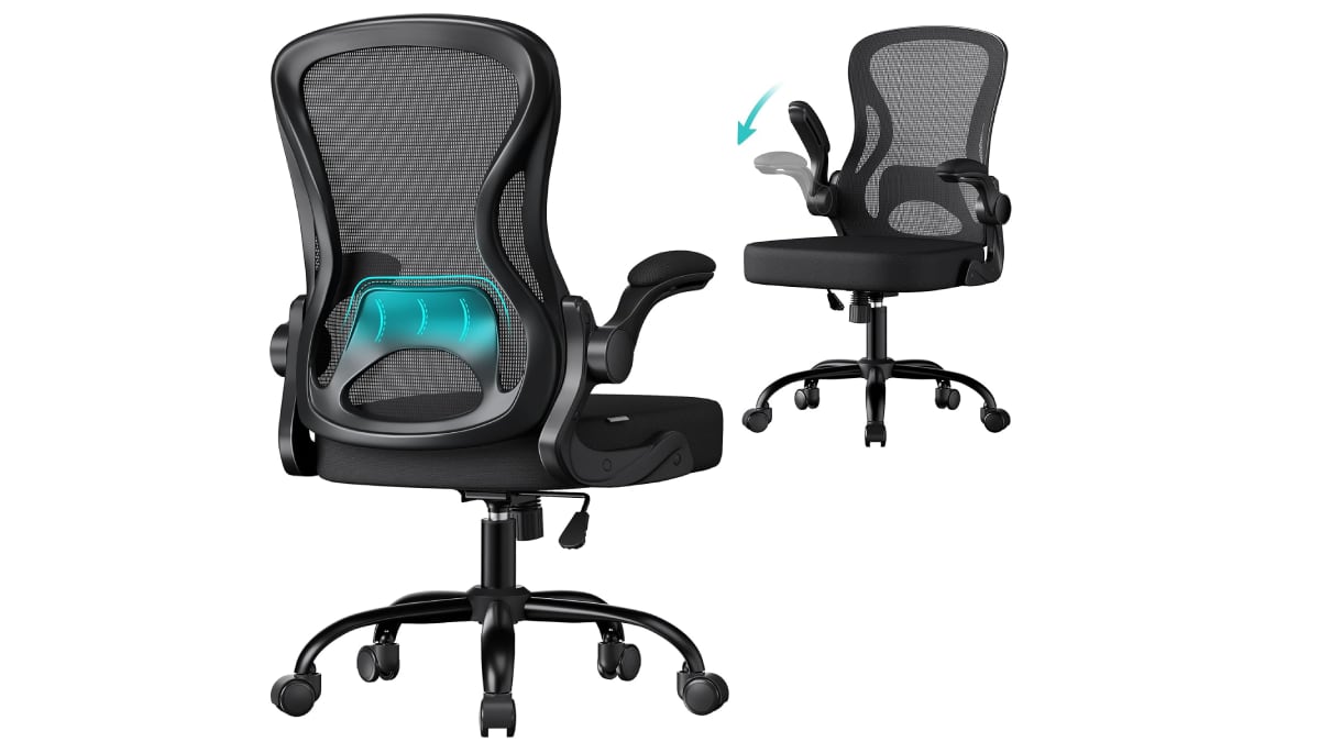 Silla de escritorio con función de balanceo incluido.