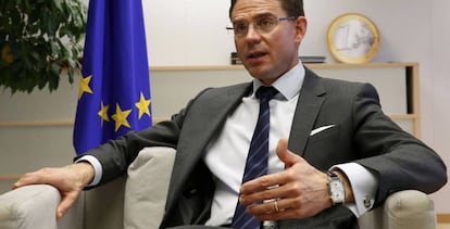 Jyrki Katainen, vicepresidente de la Comisi&oacute;n Europea.