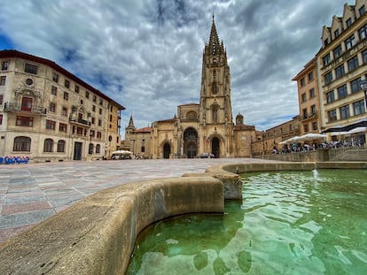 La catedral de Oviedo (Asturias).