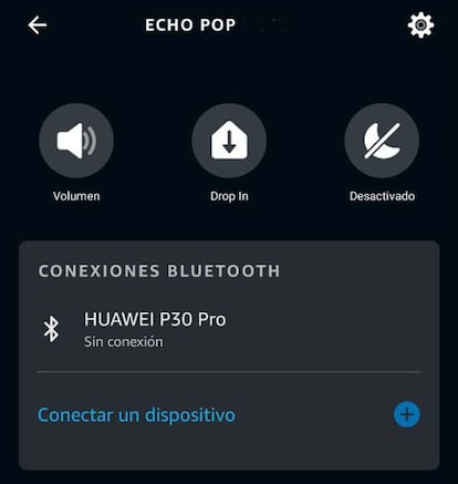 Conectar dispositovo Echo Pop