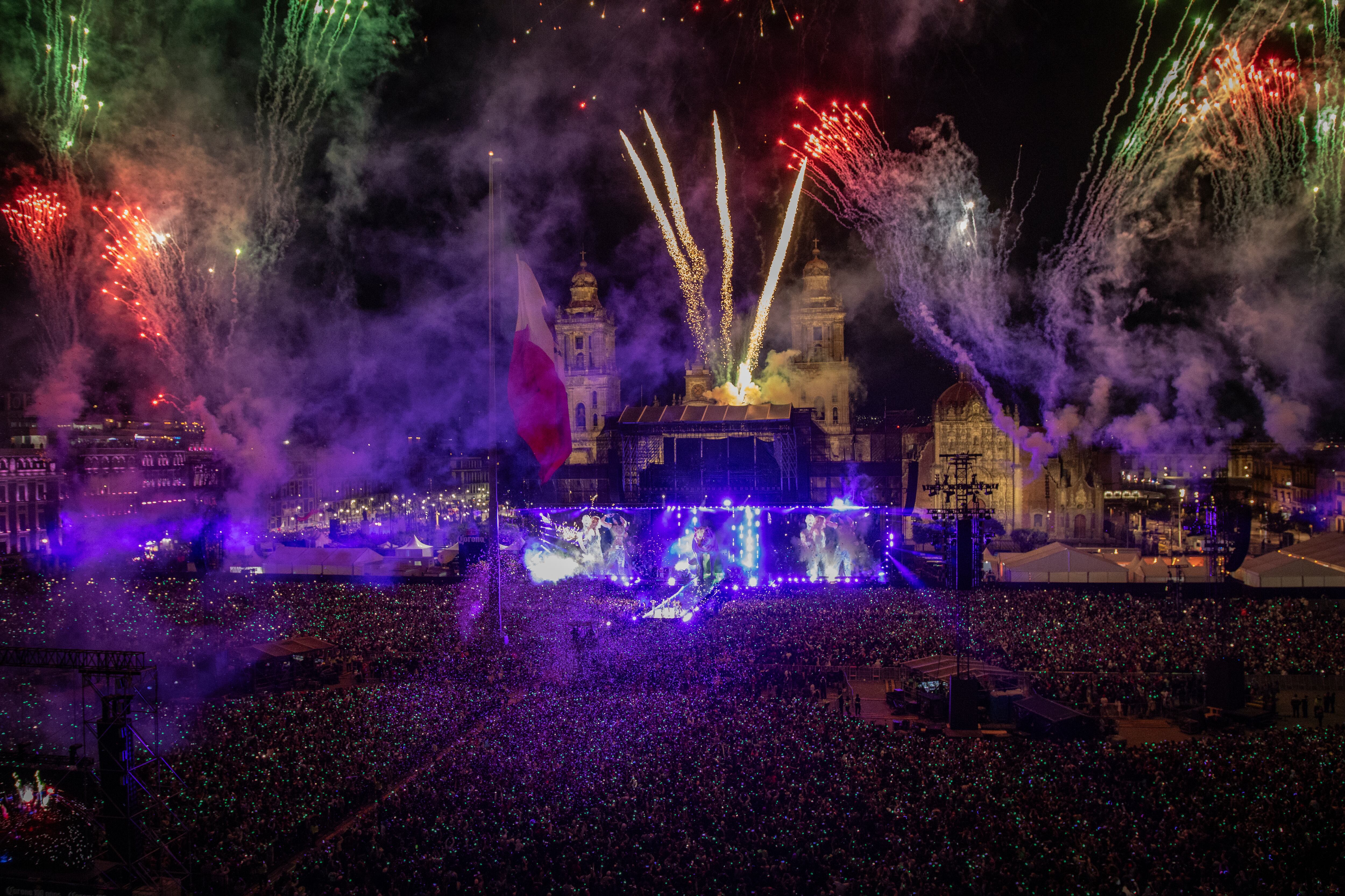 El concierto de Shakira en el Zócalo de la Ciudad de México, el 1 de marzo del 2026