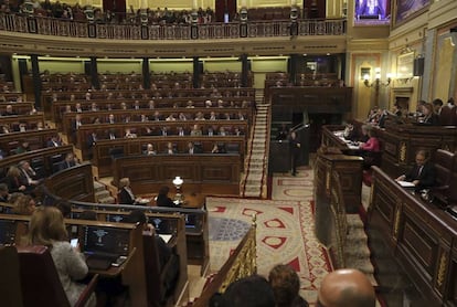 Pleno celebrado en el Congreso de los Diputados el 6 de abril