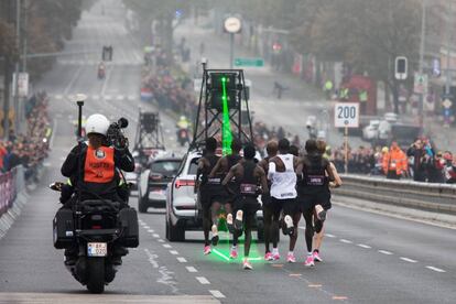 Eliud Kipchoge a Viena.