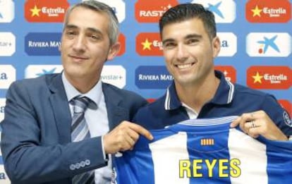 Reyes, en su presentaci&oacute;n. 