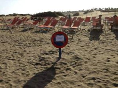 Vista de una playa en Gran Canaria, España. EFE/Archivo