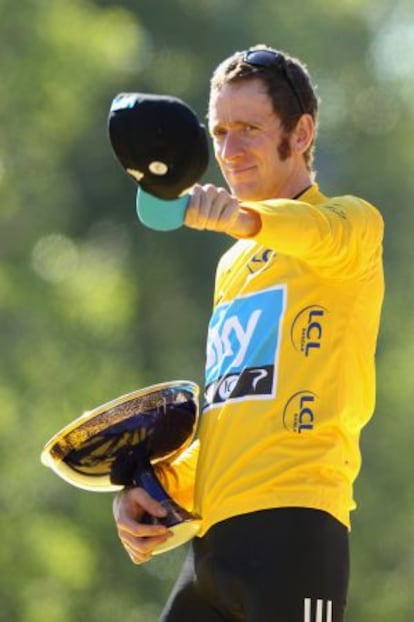 Bradley Wiggins, campeón del Tour 2012.