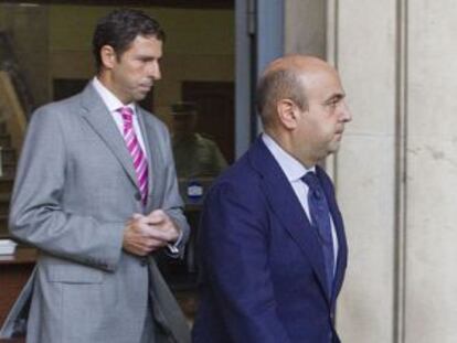 Los empresarios autores de la grabación de Mercasevilla, Ignacio Rojas (izq.) y Pedro Sánchez.