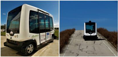 El autobús autónomo que recorrerá el parque de Timanfaya.