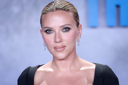 Scarlett Johansson, el jueves en Madrid.