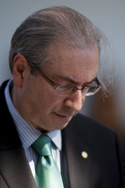 O presidente da Câmara, Eduardo Cunha.