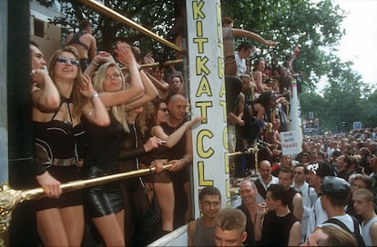 Imagen de la fiesta 'Carneval Erotica' de 2001 celebrada en el KitkatClub.