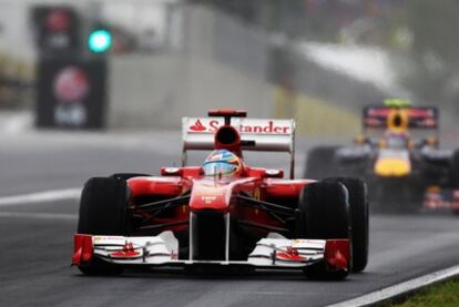 Fernando Alonso at the Hungarian Grand Prix.