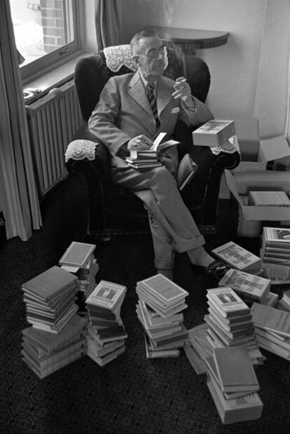 Thomas Mann (Nobel de Literatura en 1929), en 1939.