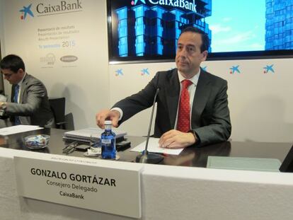 El consejero delegado de CaixaBank, Gonzalo Gortázar.