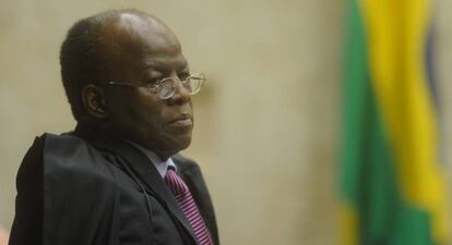 El presidente del Supremo, Joaquim Barbosa.