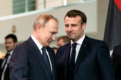 Macron y Putin