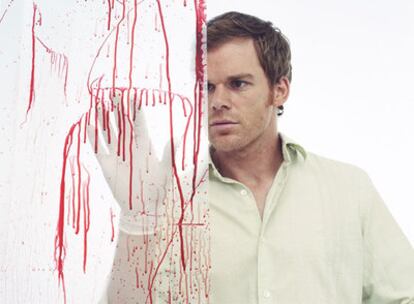 El actor Michael C. Hall en una imagen de la serie <i>Dexter.</i>