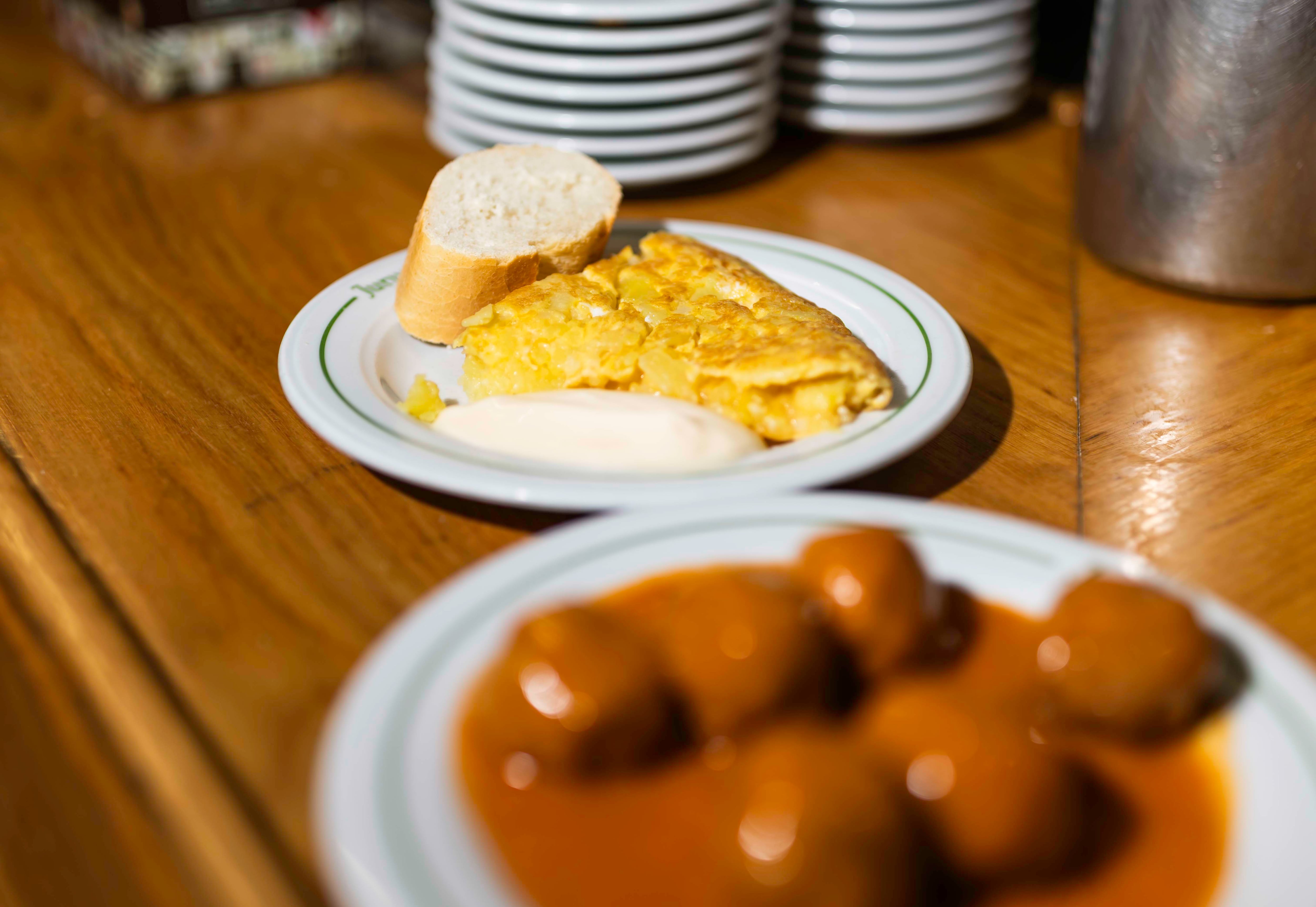 La famosa tortilla de patatas de Jurucha.