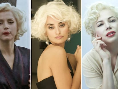 De izquierda a derechas: Ana de Armas, Penélope Cruz y Michelle Williams.