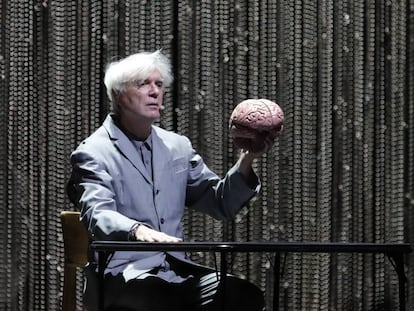 David Byrne, durante su actuación en las Noches del Botánico.