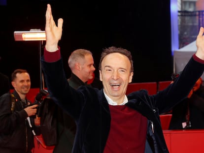 El actor Roberto Benigni durante la Berlinale, en febrero de 2020.