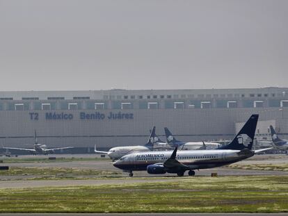 Vista del Aeropuerto Internacional Benito Juárez (AICM) en la Ciudad de México, en una fotografía de archivo.