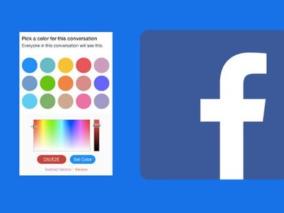 Personaliza el color de las conversaciones de Facebook Messenger con tonalidades infinitas