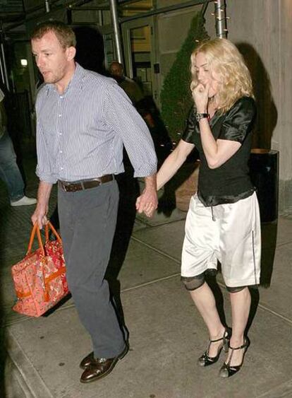 Guy Ritchie y Madonna, el miércoles por la noche.